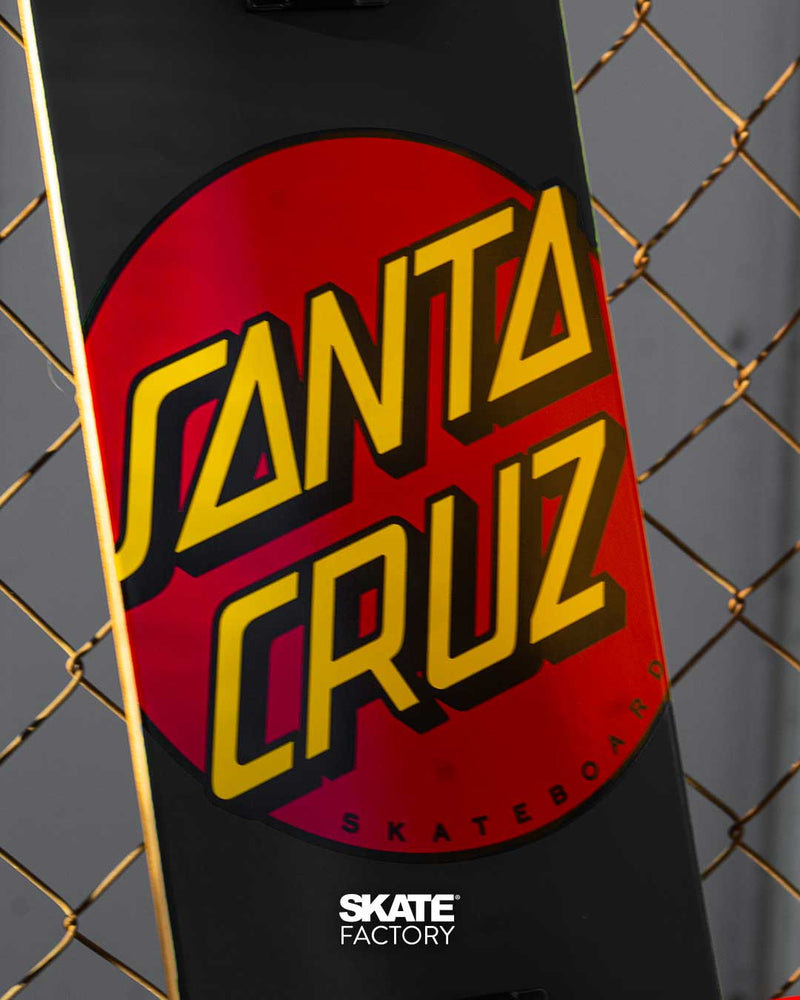PATINETA COMPLETA LOGO SANTA CRUZ NRO ROJO 8"