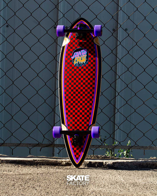 LONGBOARD LOGO SANTA CRUZ TOXIC MDO ROSA 9.2"