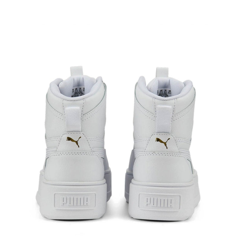 TENIS PUMA DAMA KARMEN REBELLE MID BLANCO ORO