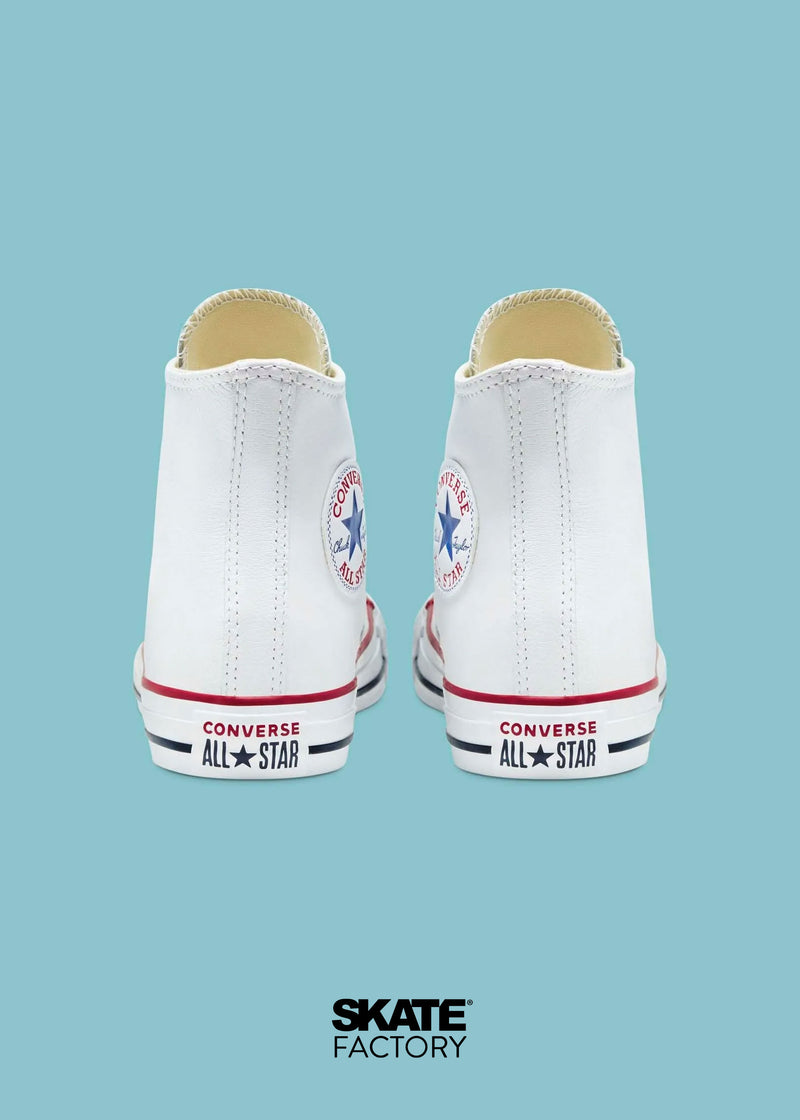 CONVERSE BOTA BLANCO PIEL