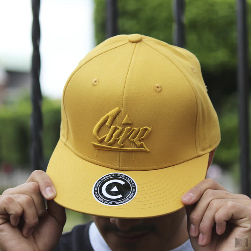 GORRA PLANA CORE PARA CABALLERO SNAPBACK GOLD