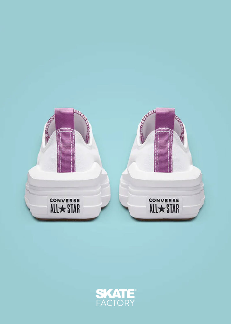 CONVERSE MOVE BLANCO MORADO