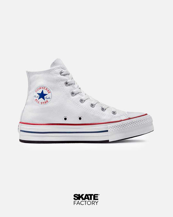 CONVERSE PLATAFORMA BOTA CLASICO BLANCO