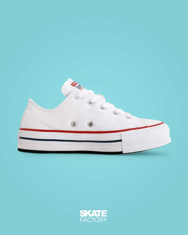 CONVERSE PLATAFORMA CLASICO BLANCO