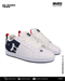 TENIS DC SHOES COURT GRAFFIK BLANCO MARINO ROJO