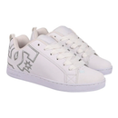 TENIS DC SHOES COURT GRAFFIK BLANCO PLATA