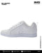 TENIS DC SHOES COURT GRAFFIK DAMA BLANCO PLATA