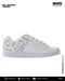 TENIS DC SHOES COURT GRAFFIK DAMA BLANCO PLATA