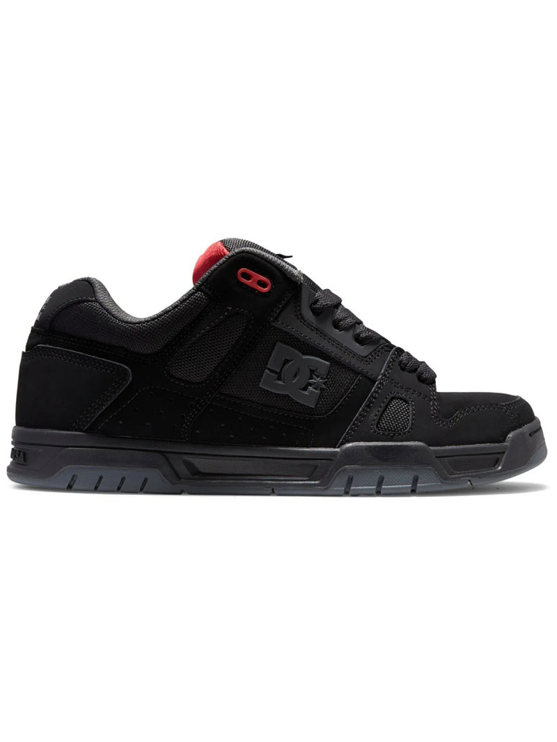 TENIS DC SHOES STAG BYR CABALLERO NOBUK NRO ROJO