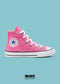 CONVERSE BOTA TENIS NIÑO CLÁSICO ROSA