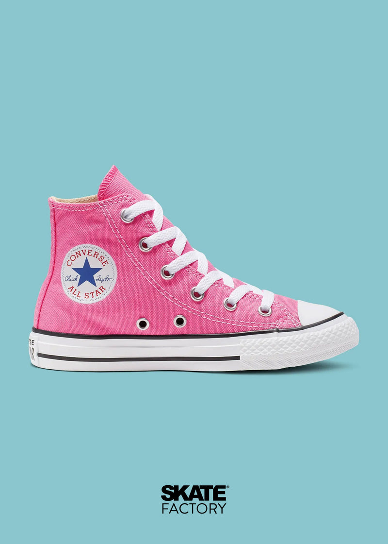 CONVERSE BOTA TENIS NIÑO CLÁSICO ROSA