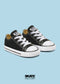 CONVERSE CHOCLO TENIS NIÑO CLÁSICO NEGRO PRESCOLAR