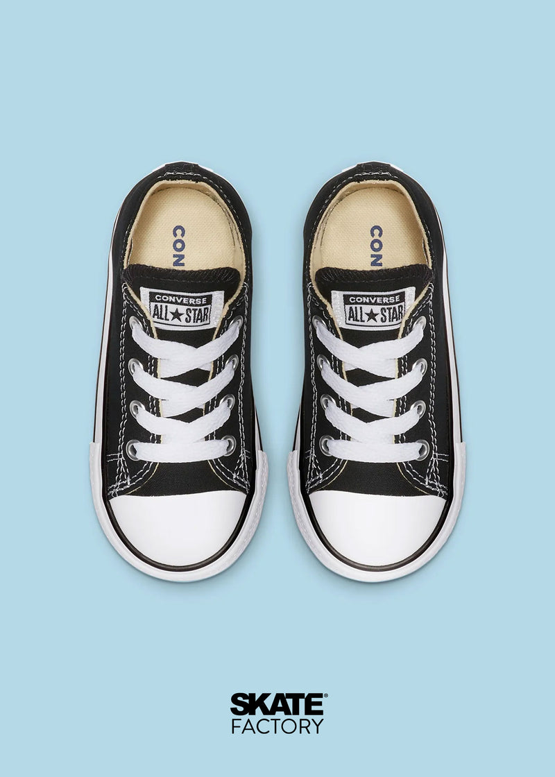 CONVERSE CHOCLO PREESCOLAR NEGRO