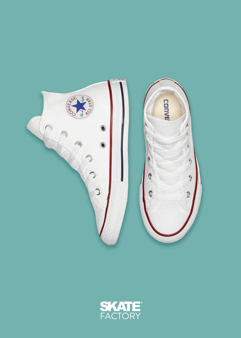 CONVERSE PARA NIÑO CLÁSICO BLANCO