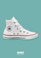 CONVERSE PARA NIÑO CLÁSICO BLANCO