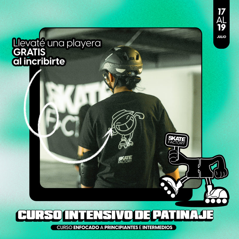 CURSO INTENSIVO DE PATINAJE PRICIPIANTES E INTERMEDIO JULIO 2025