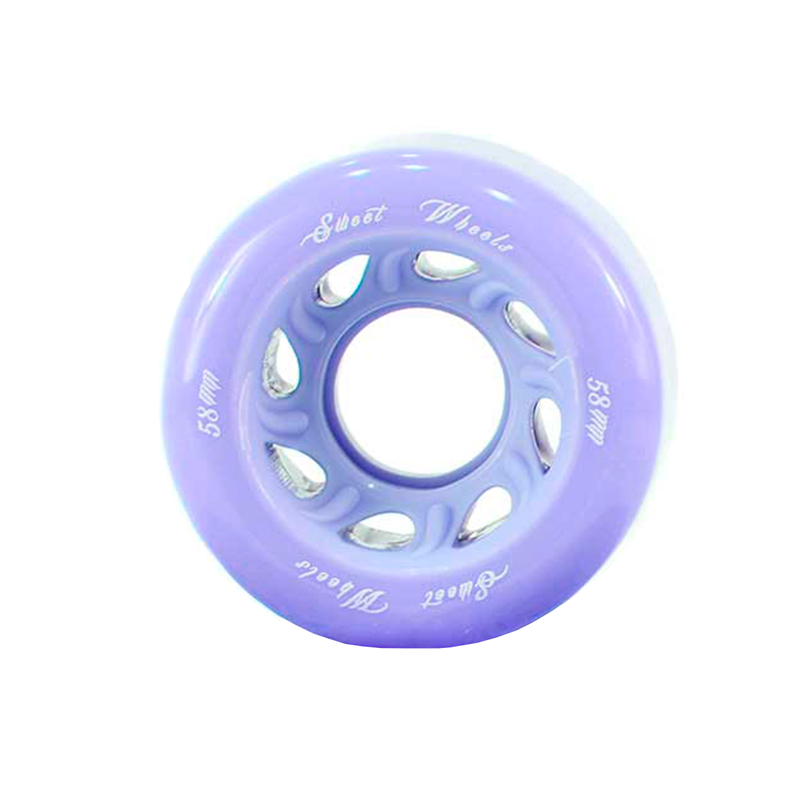 RUEDAS PARA PATINES QUADS SWEET ROCKET MORADA 58MM