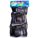 KIT DE PROTECCIONES NEGRO MORADO