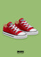 CONVERSE CHOCLO PREESCOLAR ROJO
