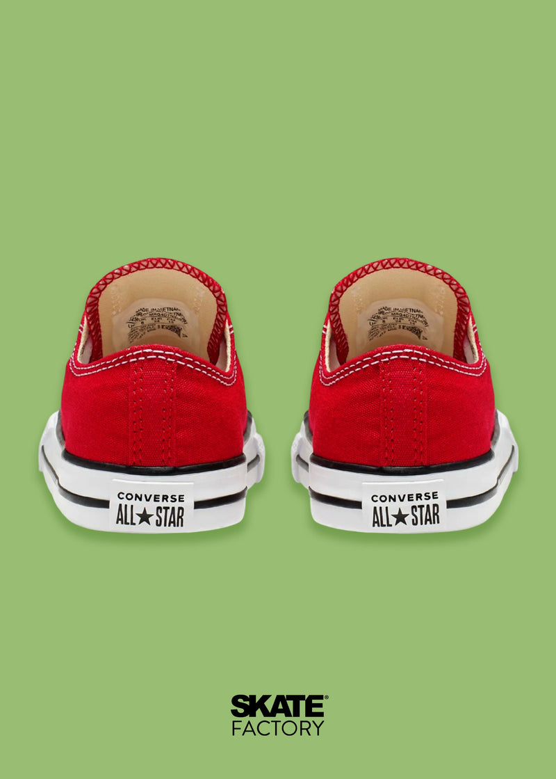 CONVERSE CHOCLO PREESCOLAR ROJO