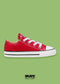 CONVERSE CHOCLO PREESCOLAR ROJO