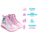 TENIS PATIN NIÑA ONIX ROSA