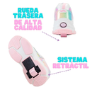 TENIS PATIN NIÑA ONIX MULTICOLOR