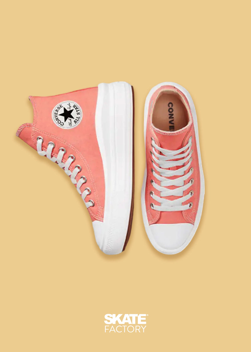 TENIS CONVERSE MUJER MOVE HI CORAL