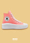 TENIS CONVERSE MUJER MOVE HI CORAL