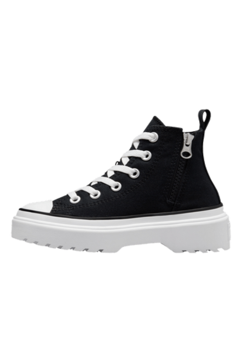 CONVERSE BOTA PLATAFORMA PREESCOLAR NEGRO