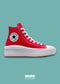 CONVERSE PLATAFORMA MOVE ROJO