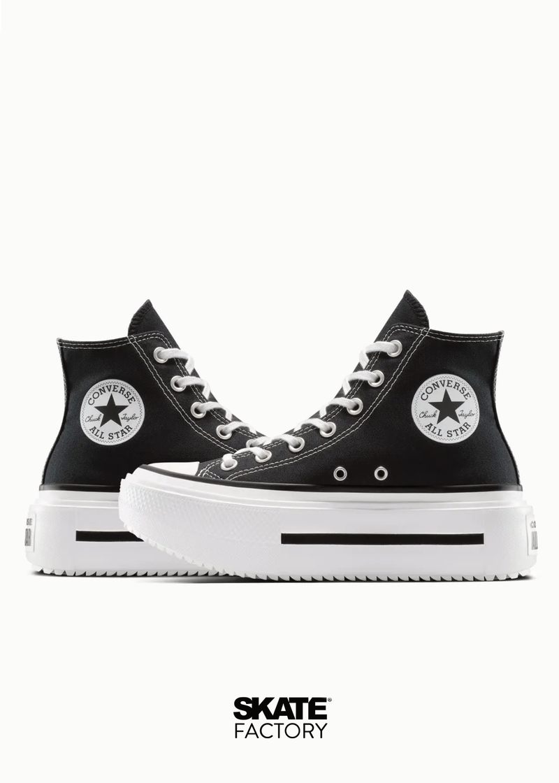 CONVERSE BOTA PLATAFORMA NEGRO