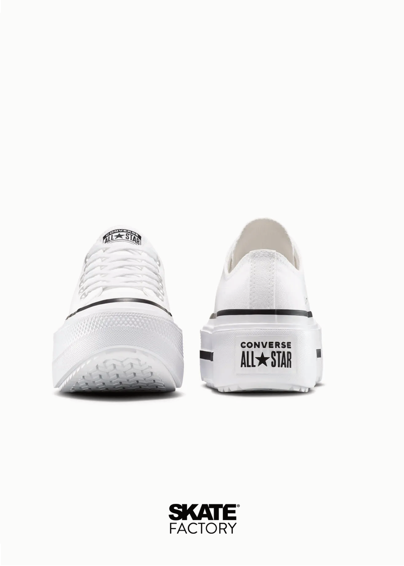CONVERSE CHOCLO PLATAFORMA BLANCO