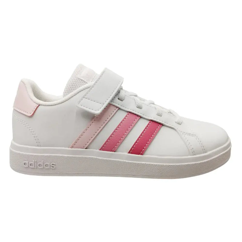 TENIS ADIDAS PREESCOLAR GRAND COURT 2.0 BLANCO ROSA