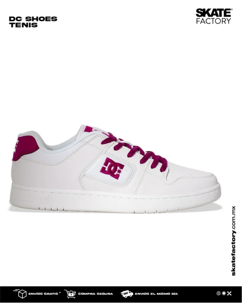 TENIS DC SHOES MANTECA 4 BLANCO MORADO