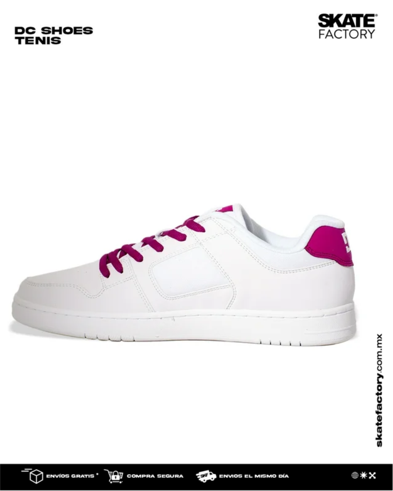 TENIS DC SHOES MANTECA 4 BLANCO MORADO