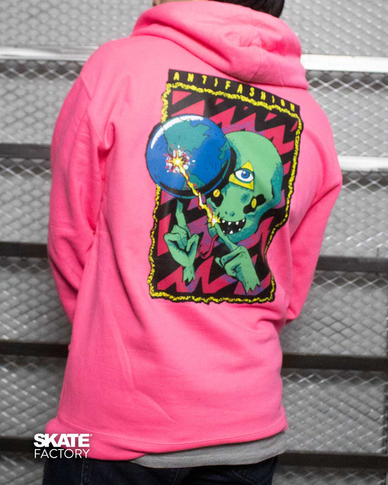 SUDADERA ANTIFASHION ALIEN ROSA