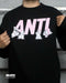 SUDADERA ANTIFASHION RABBITS COLOR NEGRO