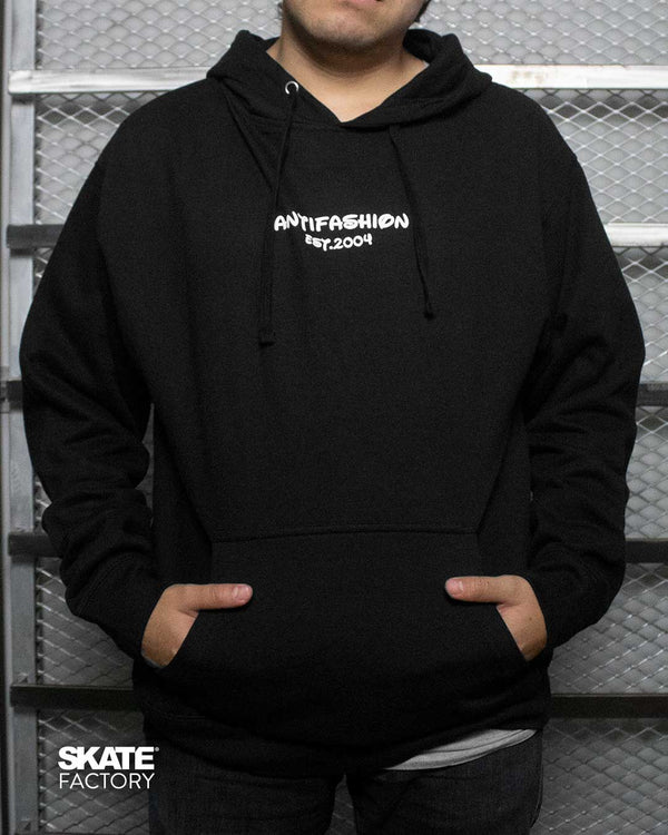 SUDADERA ANTIFASHION DRUG WORLD COLOR NEGRO