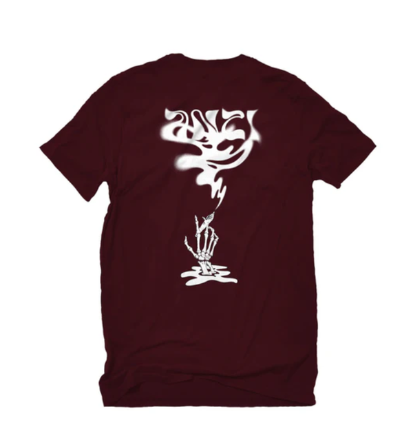 PLAYERA ANTIFASHION SMOKE VINO