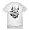PLAYERA ANTIFASHION FLAMMY BLANCO NEGRO