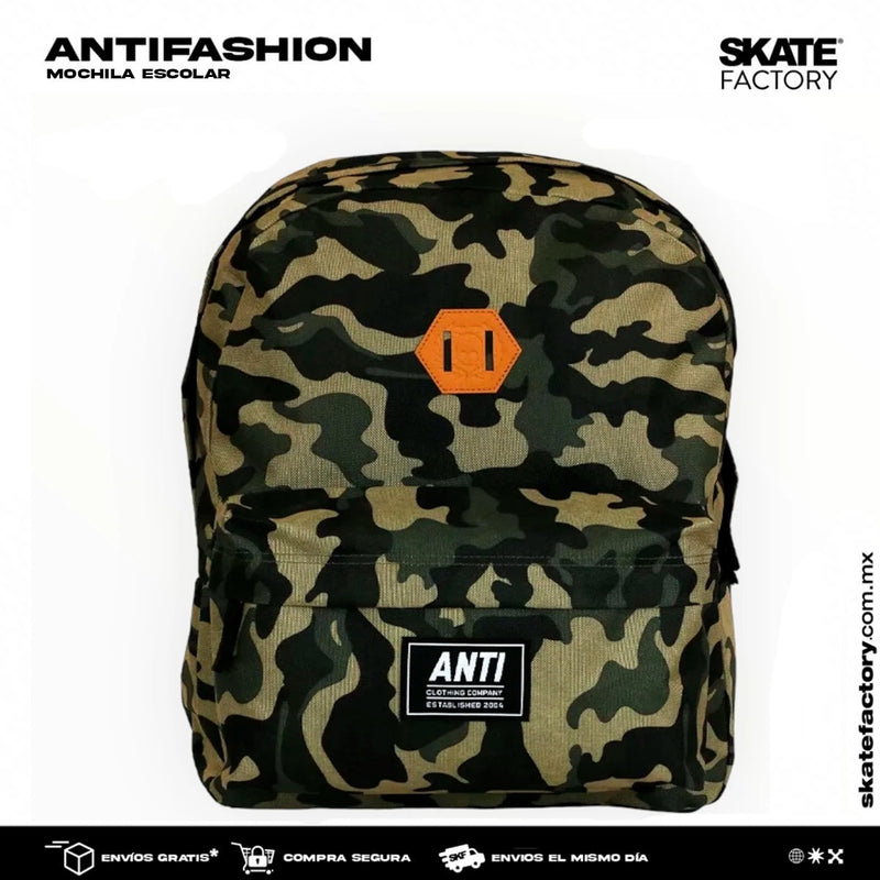 MOCHILA ANTIFASHION ANTI MILITARY
