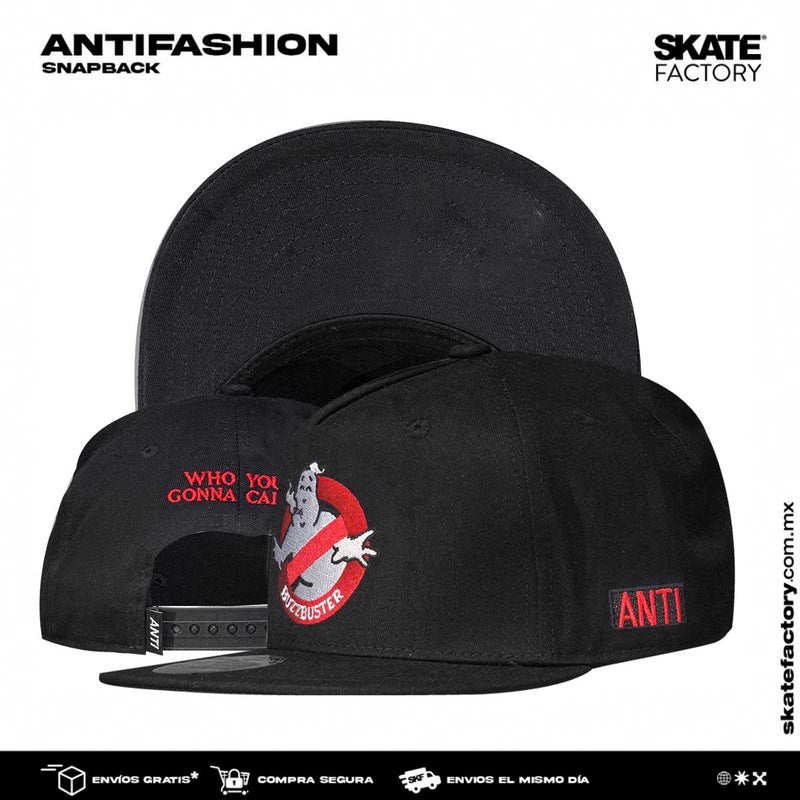 GORRA PLANA ANTIFASHION BUZZBUSTER NEGRO