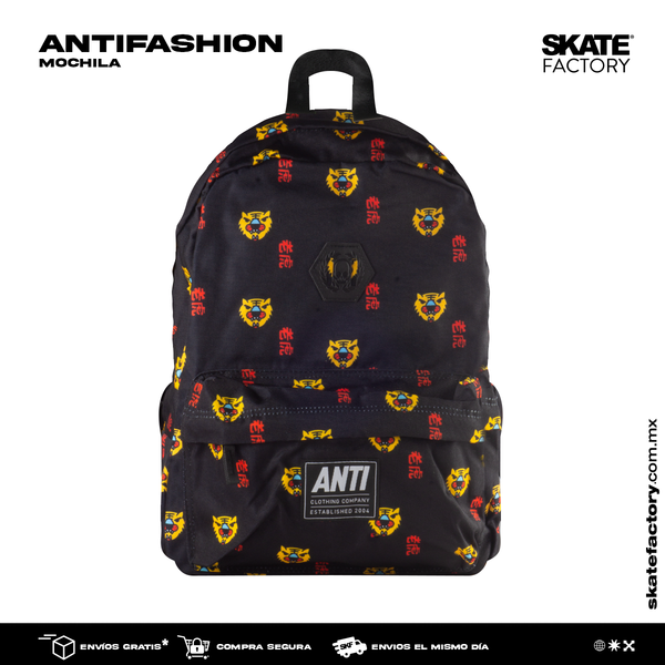 MOCHILA PORTA LAPTOP ANTIFASHION NGO AMARILLO ROJO