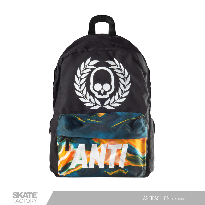 MOCHILA PORTA LAPTOP ANTIFASHION NRO BLANCO NARANJA