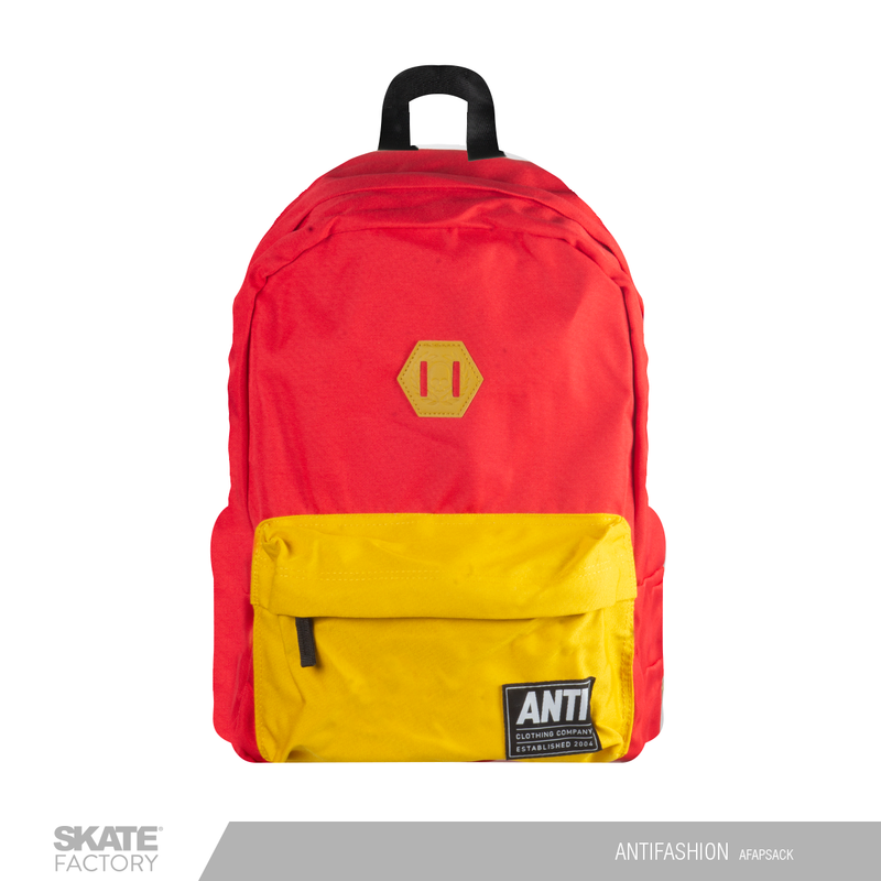 MOCHILA PORTA LAPTOP ANTIFASHION ROJO MOSTAZA