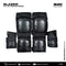 KIT DE PROTECCIONES BLAZER NEGRO RODILLERAS CODERAS Y MUÑEQUERAS CON BOLSA