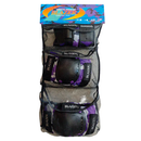 KIT DE PROTECCIONES NEGRO MORADO