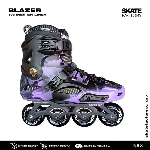 PATINES BLAZER FREESKATE COLOR MORADO NEGRO