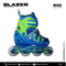 PATINES BLAZER EN LINEA  PARA NIÑO INCLUYE PROTECCIONES AZUL VDE